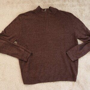 Weatherproof Men's V-Neck Sweater - Brown
